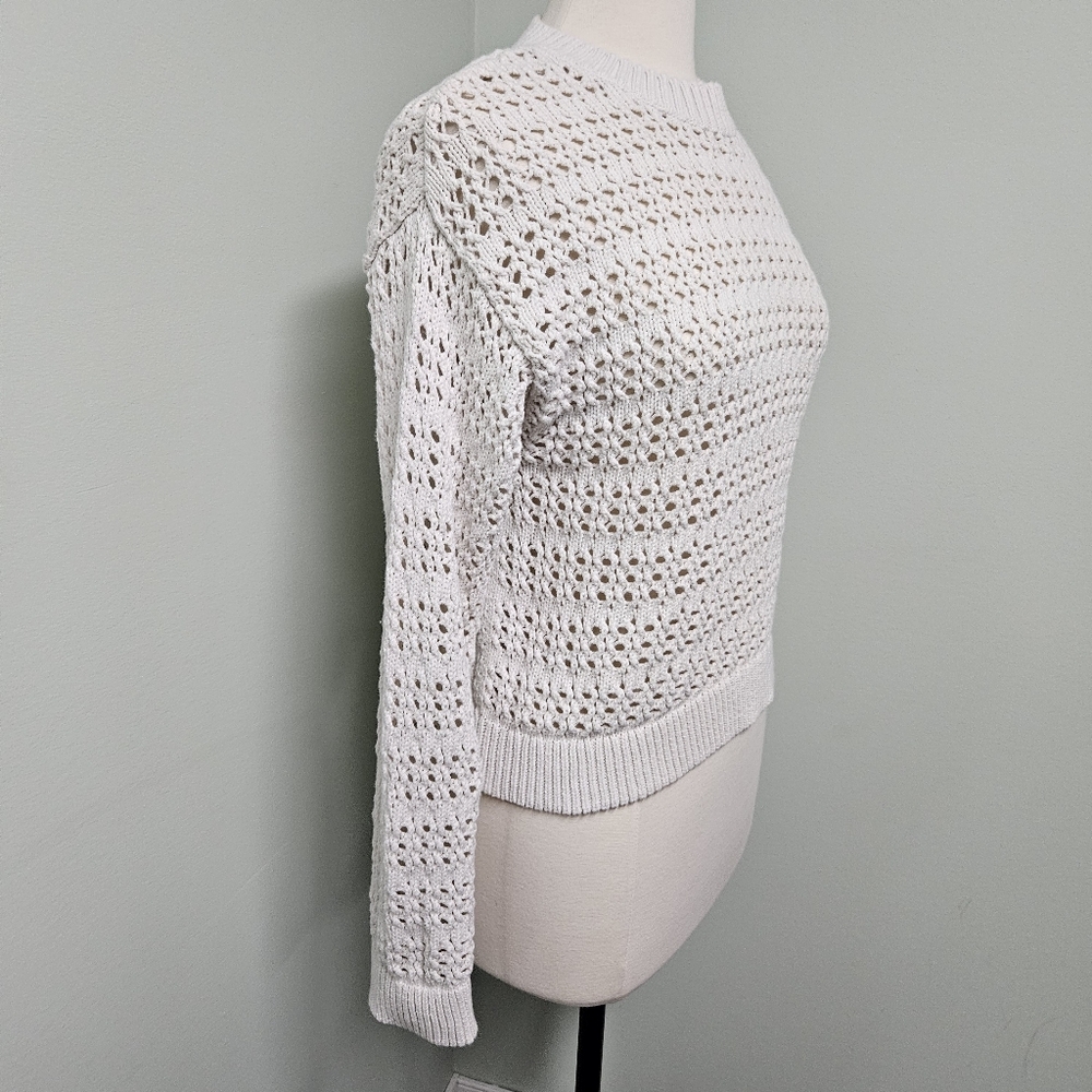 Universal Thread Pullover Crewcut White Sweater C… - image 4